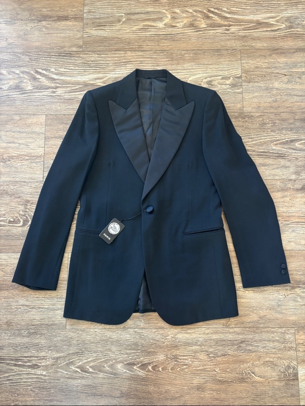 NWT Archival Ted Lapidus Paris Vintage Tuxedo Jacket Italian Tailoring Size 40R
